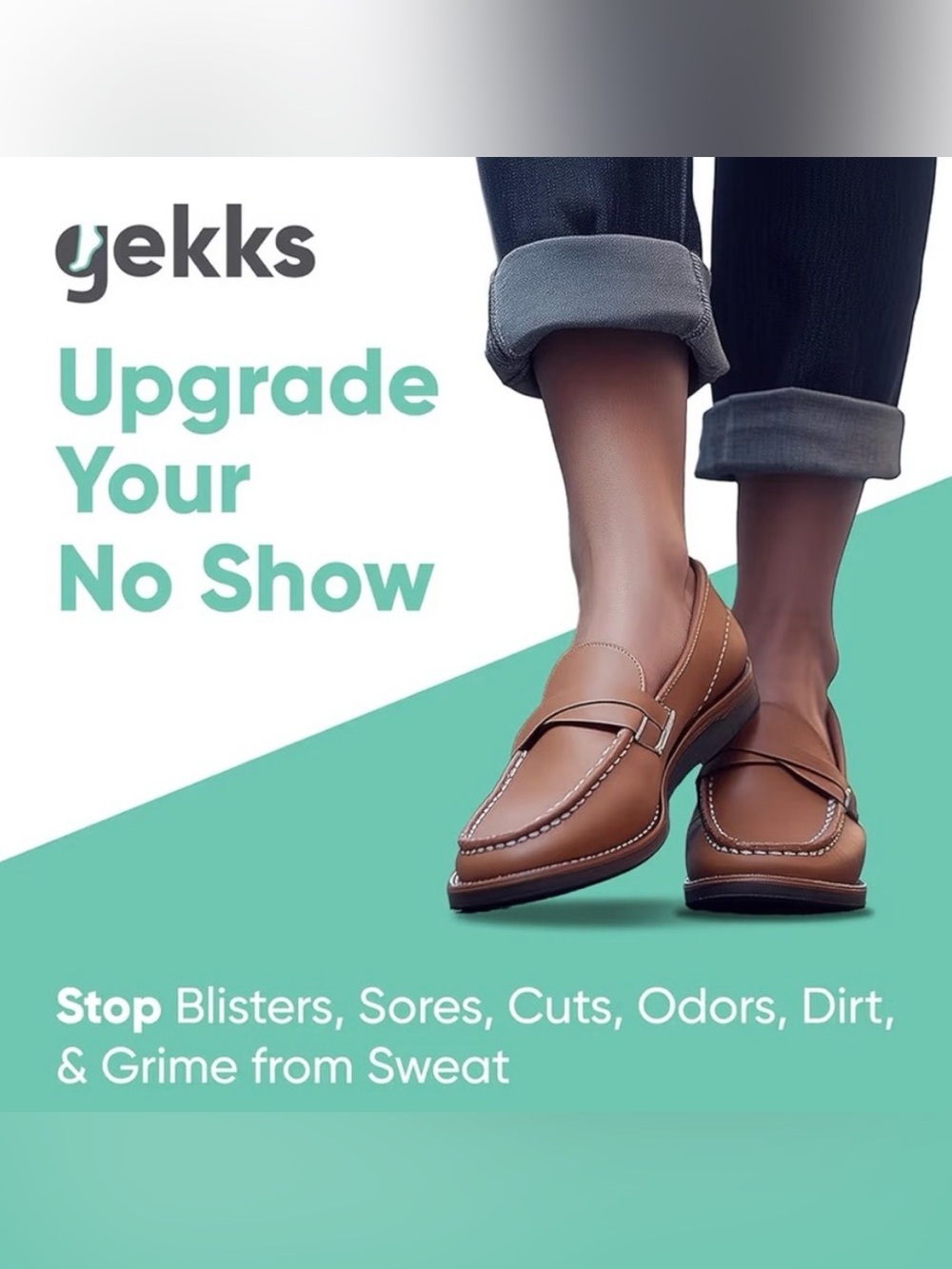 Gekks No-Show Loafer Socks Women’s Size L